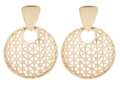 Clip On Earrings - Asia G - gold luxury drop earring