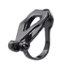 Clip On Earrings - Kaiya GM - gunmetal drop earring with three linked rings