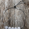 Silver Bracelet – adjustable sliding clasp with sparkling Cubic Zirconia crystals – Nicci
