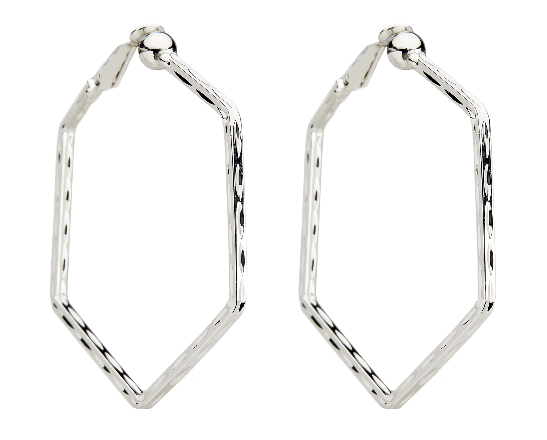 Clip On Hoop Earrings - Esi S - silver hoops